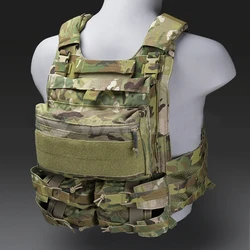 Hunting Vest Extension Back Panel Fast Realse Buckles Multiple Compartment for Outdoor Sport Hunting Gears Accessory