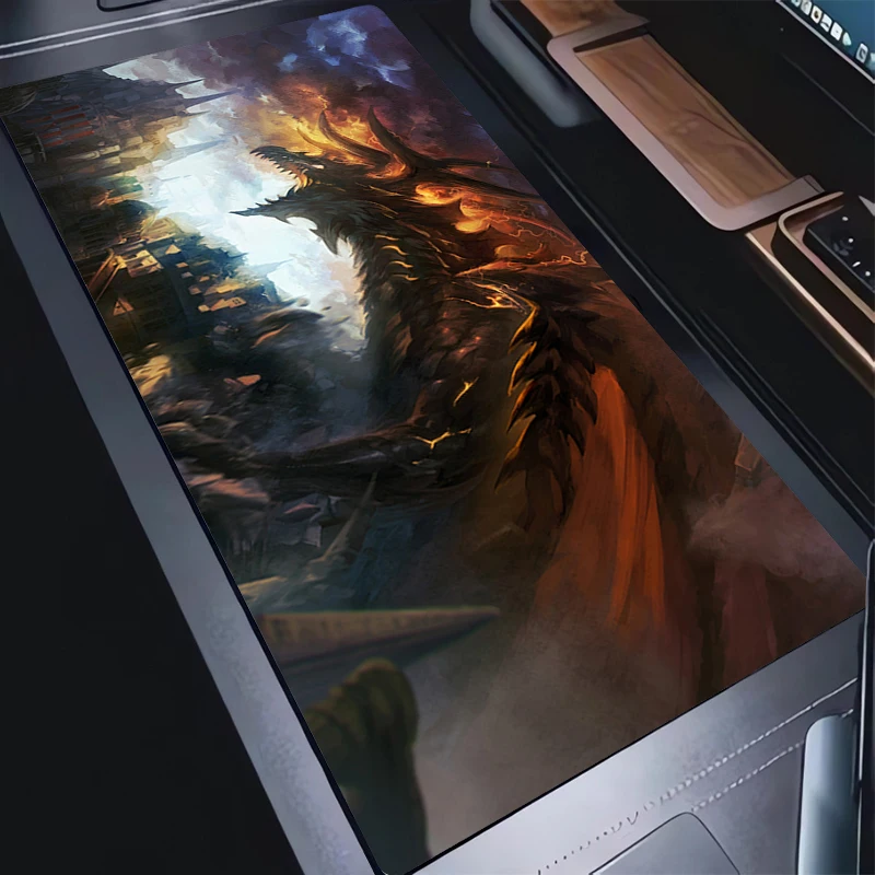 

Gaming Mouse Pad Mousepad Gamer Desk Mat Cool Keyboard Pad Carpet Computer Dragon Anime Table Surface For Accessories Mausepad