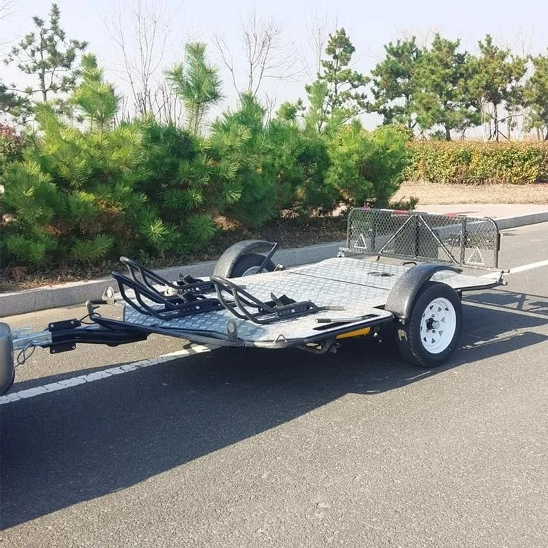 Trailer Aluminum Alloy Motorcycle Trailer Car Trailer Pull Cargo