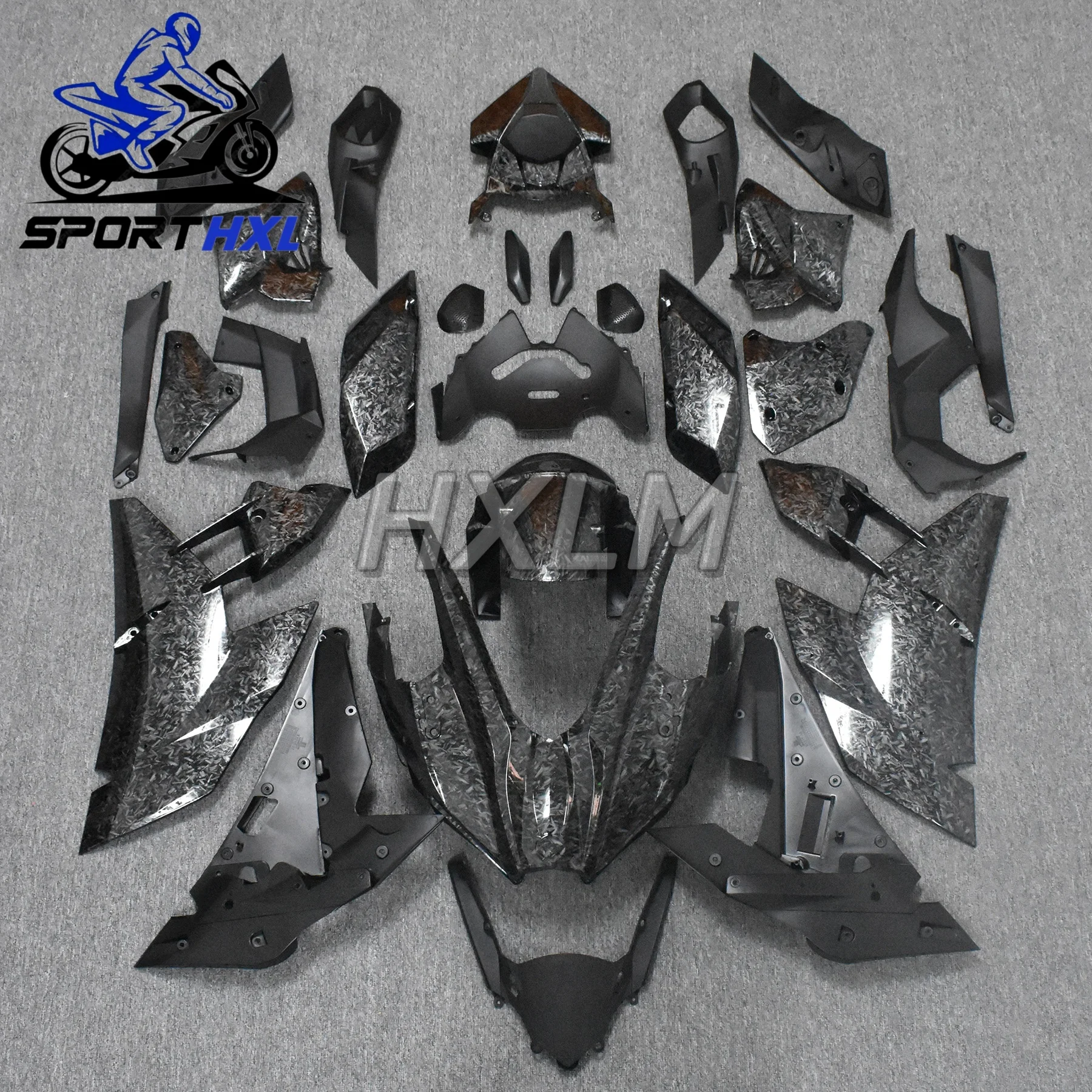 For KAWASAKI NINJA H2 H2R 2015-2024 Carbon Fiber Paint Motorcycle Fairing Kits Guard Cowl Protection Modified Accessories