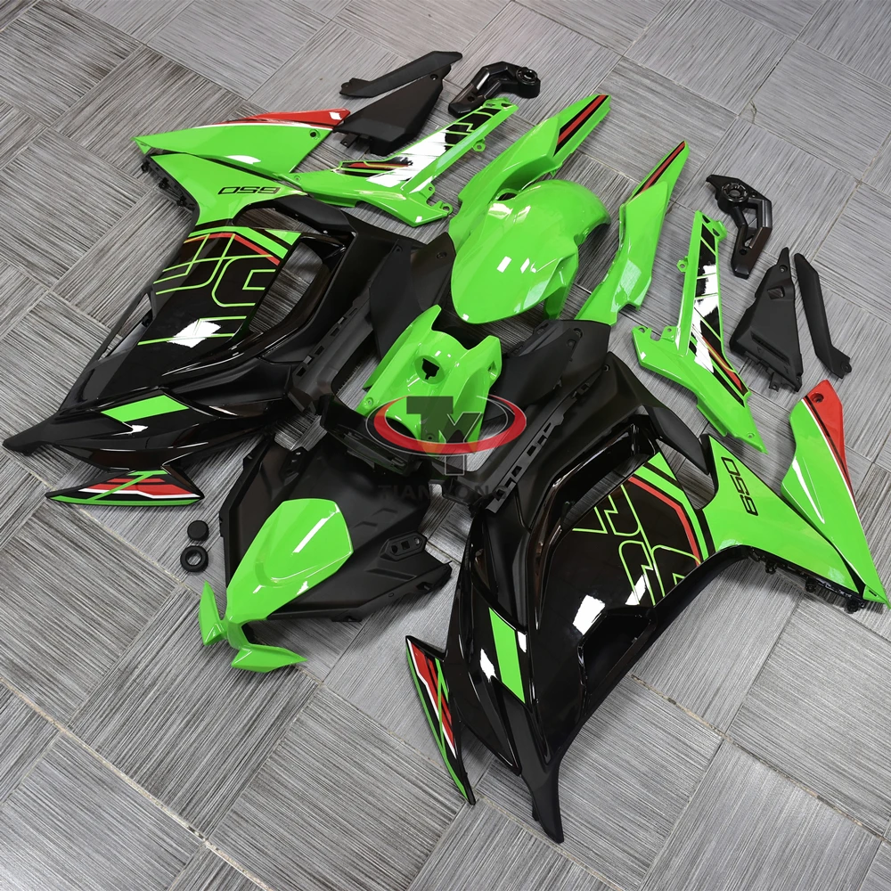 New KRT green printed line design Bodywork Cowling Motorcycle For Ninja650 Ninja 650 2021-2022-2023-2024 Full Fairing Kit