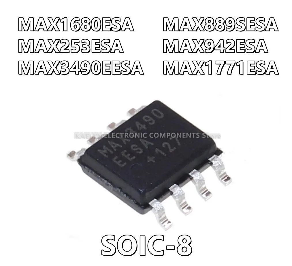 10Pcs/lot MAX1680ESA MAX1680 MAX253ESA MAX253 MAX3490EESA MAX3490 MAX889SESA MAX889 MAX942ESA MAX942 MAX1771ESA MAX1771 SOIC-8