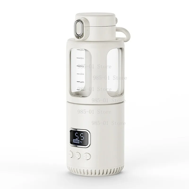 Portable wireless instant water warmer, 350ml large capacity, multifunctional electric kettle for baby milk preparation