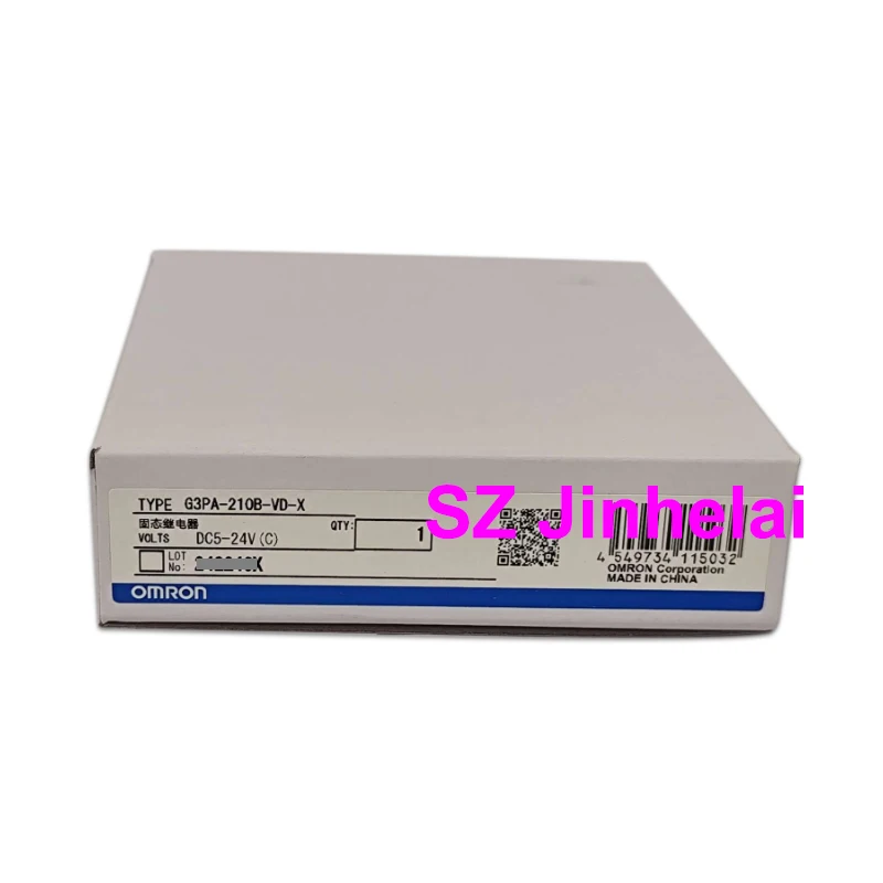 OMRON G3PA-210B-VD-X أصلي أصلي دليل السكك الحديدية نوع مرحل الحالة الصلبة (يمكن استبدال G3PA-210B-VD) 10A 5-24VDC DC5-24V