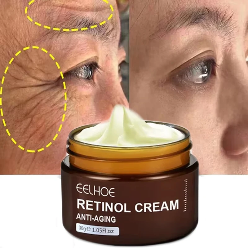 

Retinol Instant Wrinkle Removal Face Cream Lifting Anti-aging Fade Fine Lines Hyaluronic Acid Whitening Moisturizing Skin Care