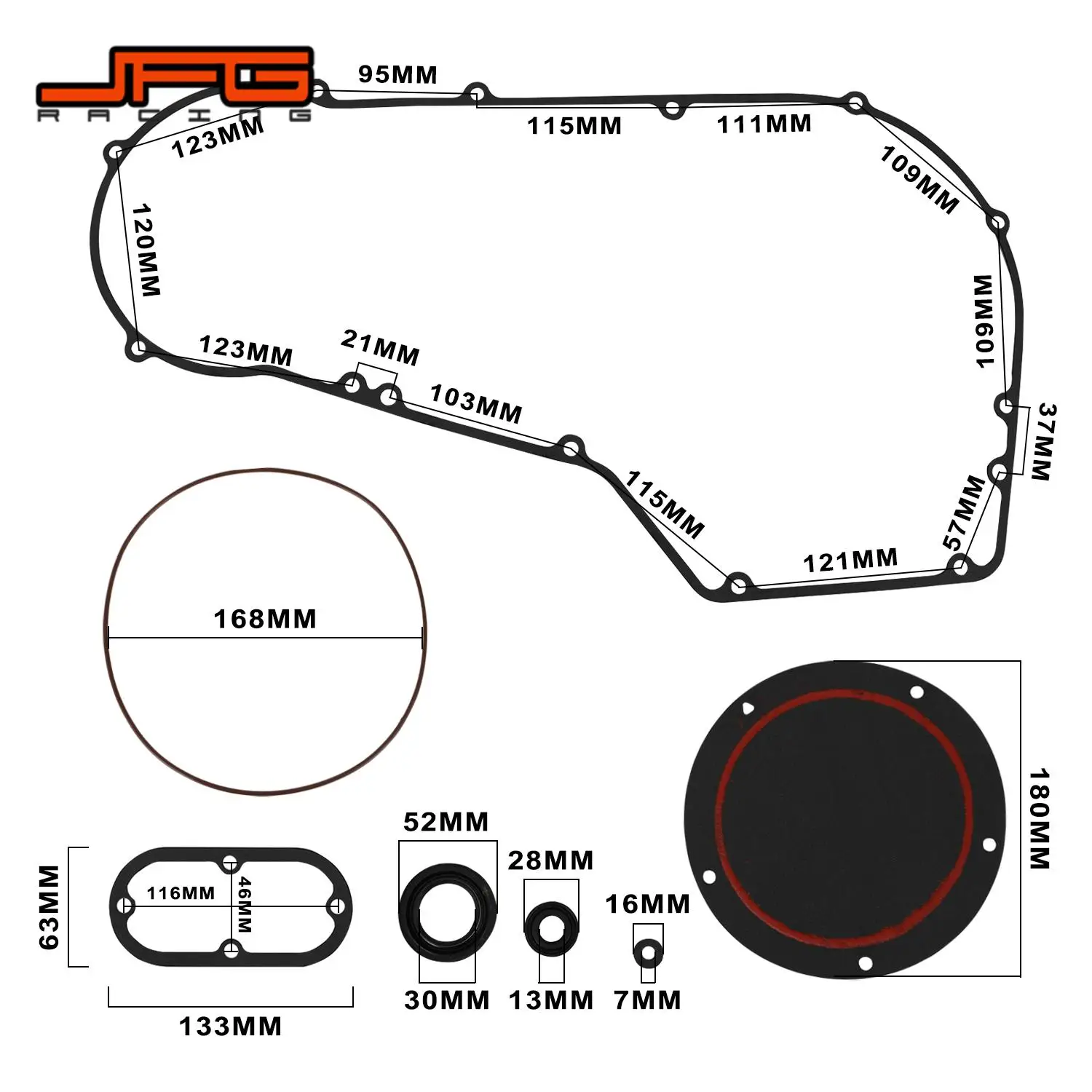 

Комплект прокладок сцепления двигателя мотоцикла, аксессуары, прокладки крышки для моделей Dyna Softail 1999-2006, детали мотоциклов