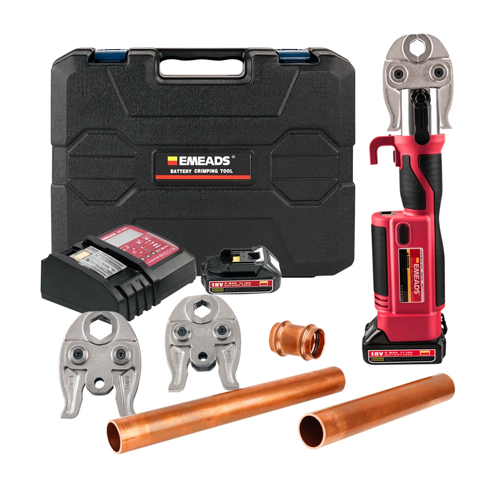Emeads GES-1525 Press Crimping Plumbing Battery Tool Hydraulic Pipe Electric Copper Tools
