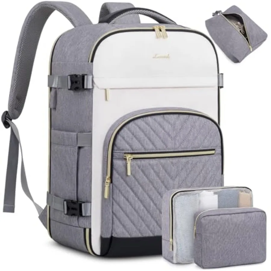 

LOVEVOOK Travel Backpack for Women, 40L Carry On Backpack for Airplanes, 17.3 Inch Laptop Personal Item Travel Bag