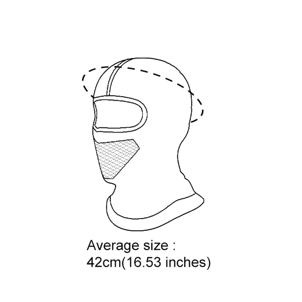 Cold-Proof Thermal Scarf Winter Ski Hat Balaclava Full Face Mask Ski Cycling Head Neck Cover Helmet