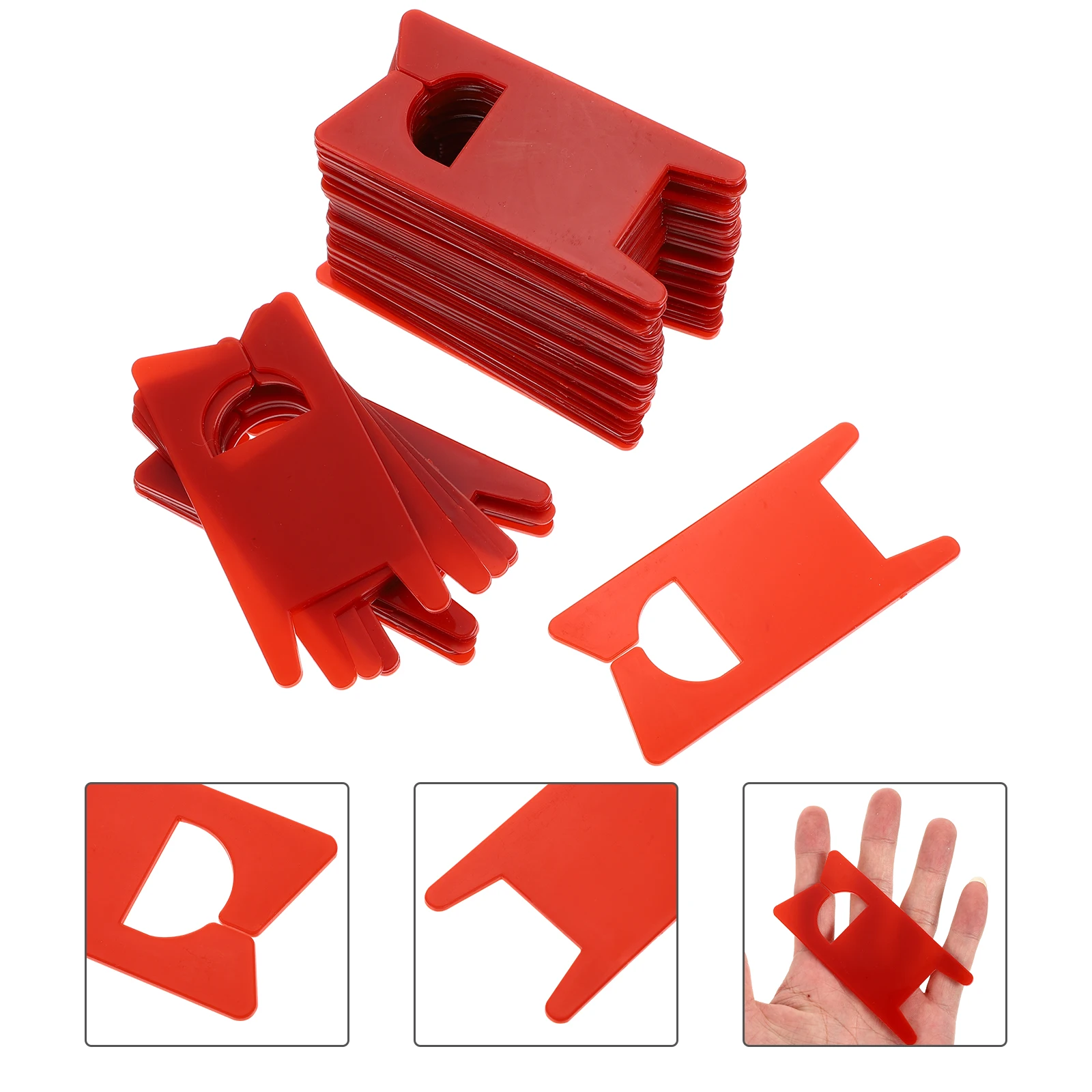 

100Pcs Thread Organizer Tool Plastic Bobbin Winding Plate Board Essential Sewing Accessories for Cross Stitch Yarn Bobbin