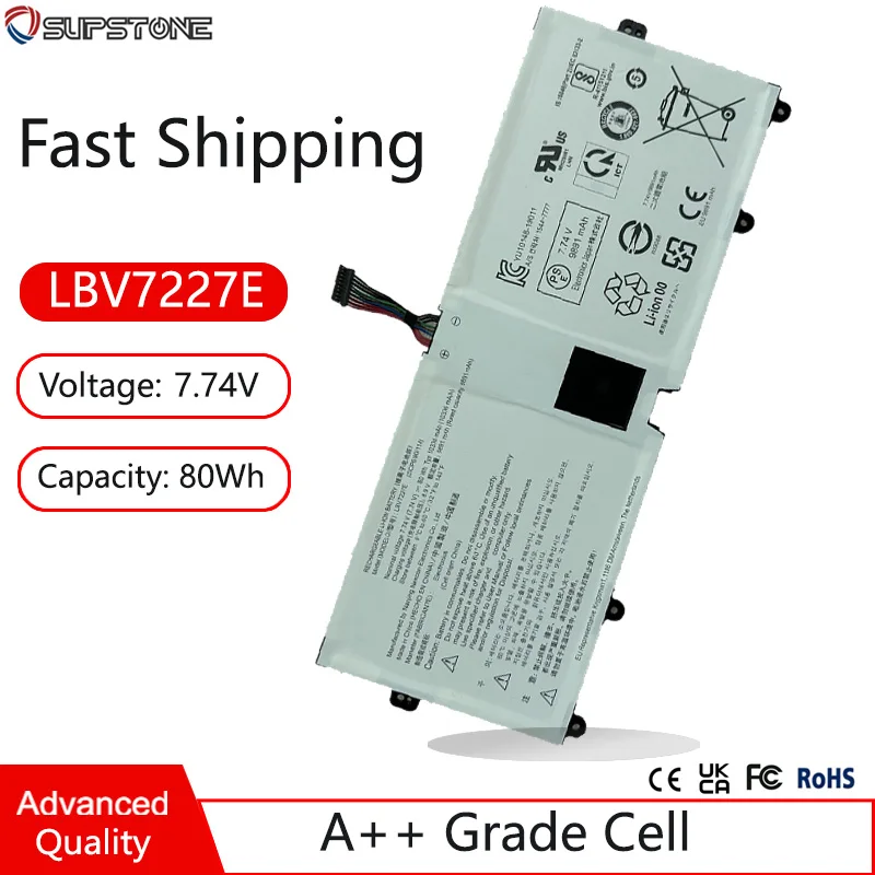 

Новый аккумулятор LBV7227E для ноутбука LG gram 15Z90N 17Z90N 17Z90P 16Z90P 16Z90PC 16Z90PG 2ICP6/90/114