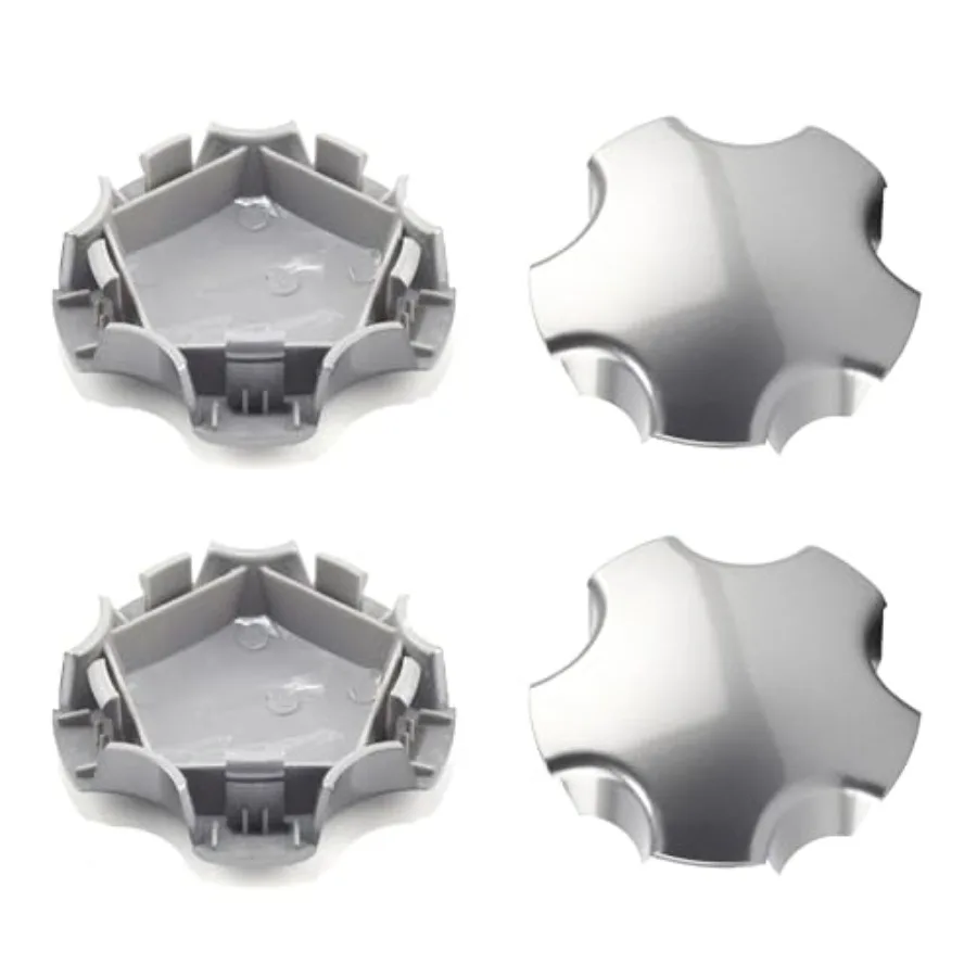 

4Pcs Wheel Center Caps for 2005-2008 Chevrolet Corvette 18" 19" 5 Star Wheels 102.8mm 4.05in Gray Hub Cap Wheel Cover