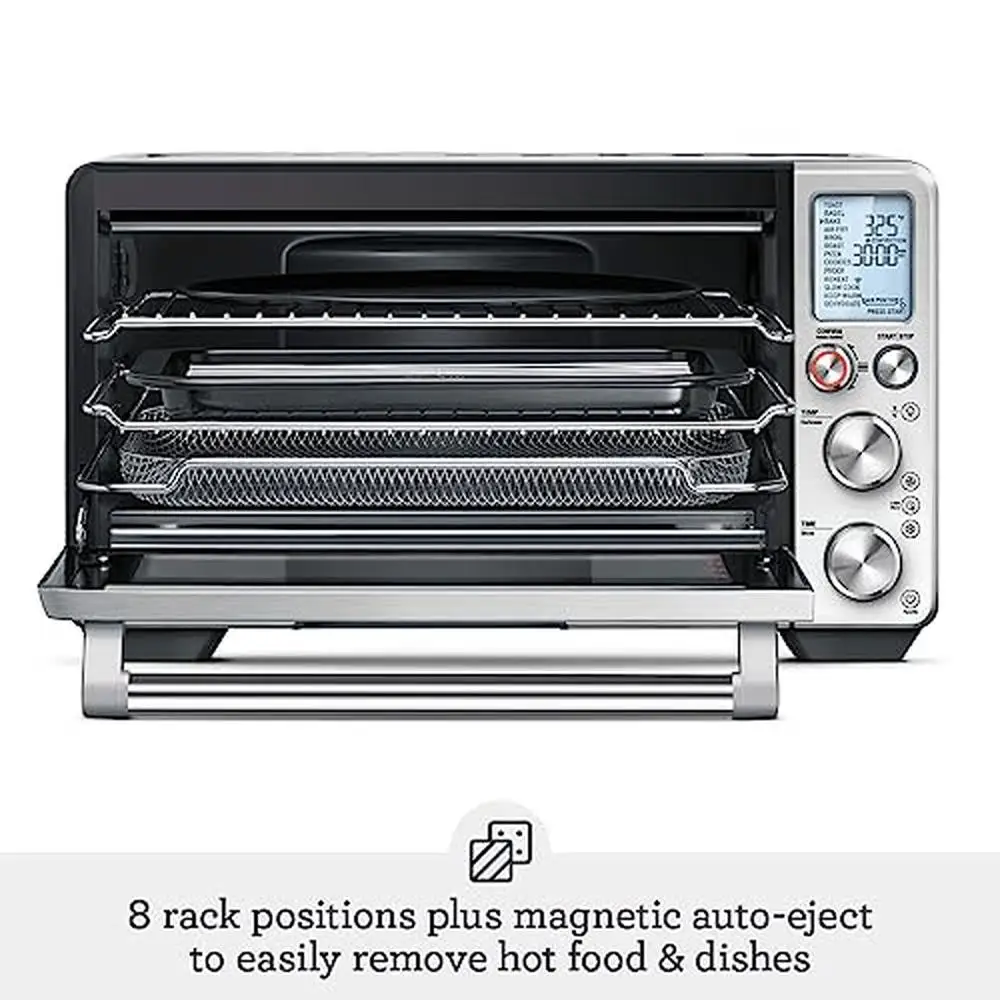 Joule Oven Air Fryer Pro Smart Countertop Electric Toaster Combo Stainless Steel 6 Qt Air Fry Dehydrate App Control 1800W