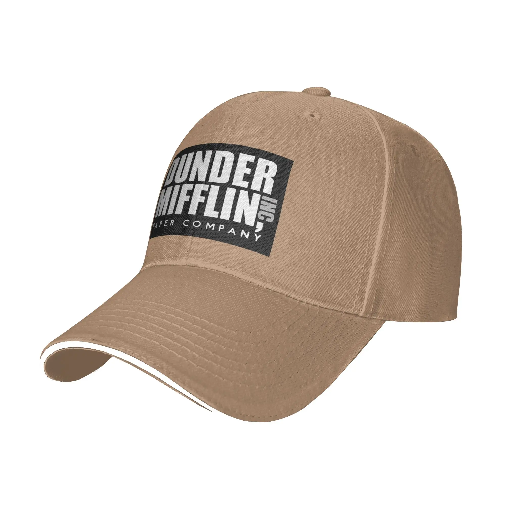 Dunder Mifflin Logo Cap Casual Baseball Caps Adjustable Hat Hip Hop Summer Unisex Baseball Hats Customizable Polychromatic