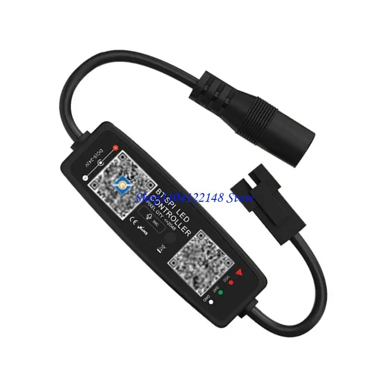 P9FA LED Strips Controller RGBIC Light Controller 72W Output Music Sync Mode For PC Car Interior Decoration