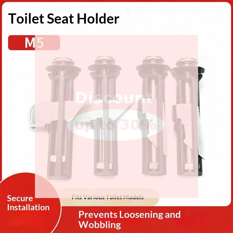 (1/2Pcs Toilet Seat Bolt Kit, Toilet Cover Maintenance Accessory Screws, Wc Replacement Parts, Universal Bathroom Accessories)