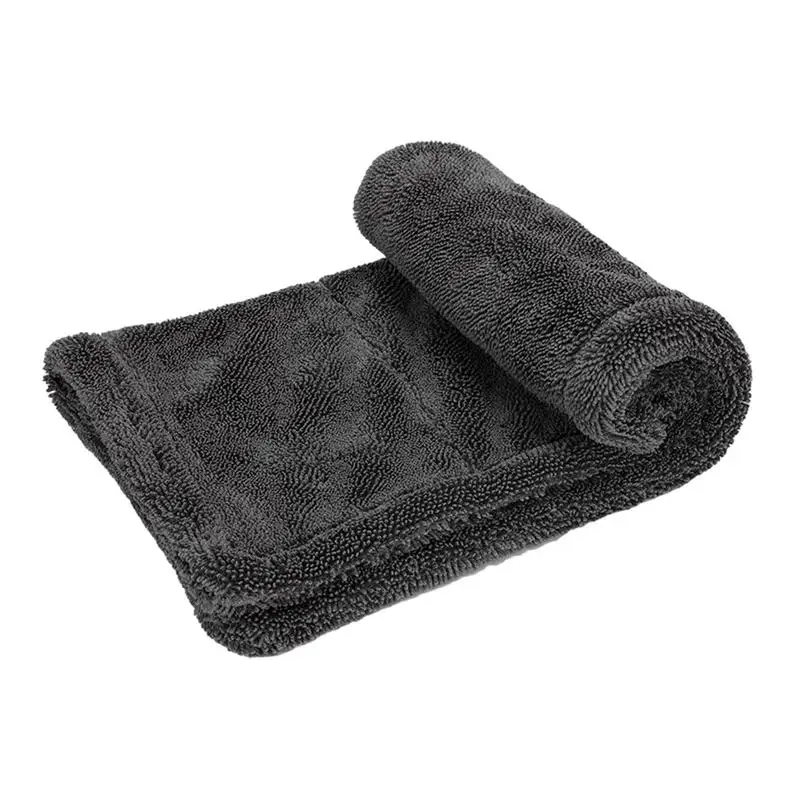 Car Cleaning Towel Double-Sided Cleaning Towel Absorbent Towel Multipurpose Twisted Braid Cloth For Car Home Washing