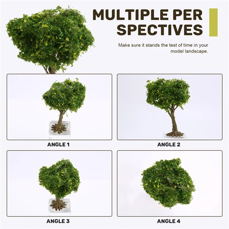 B78B-13Cm Feine Skala Grün Modell Baum Draht Stamm Simulation Baum Für Berg Landschaft Zug Eisenbahn Layout