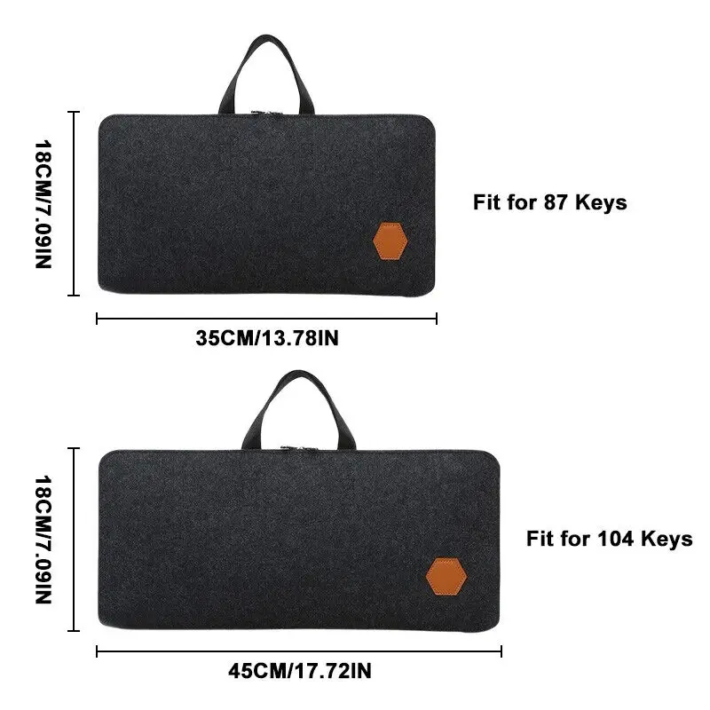 Портативный чехол для хранения клавиатуры, фетровый дорожный пылезащитный чехол для клавиатуры, защитная папка для файлов, расширяющийся органайзер для файлов, новый