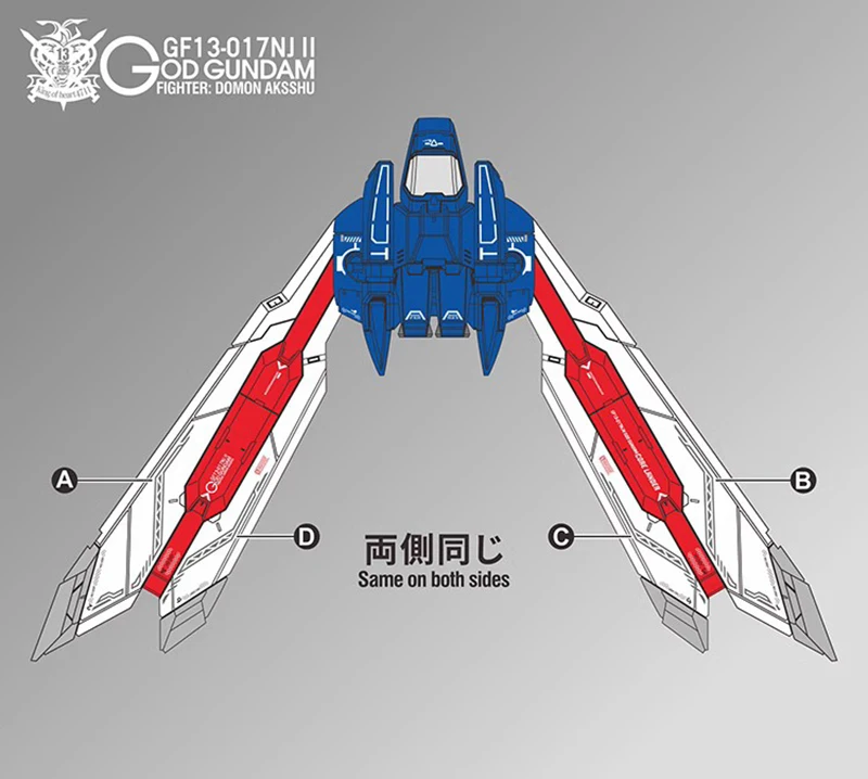EVO Water-Based Sticker Model Sliding Sticker Tool, Suitable For 1/144 Scale RG God Fluorescent Sticker Series Models
