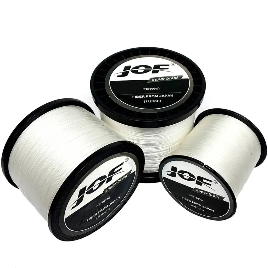 JOF 4x Braided 300M 500M 1000M PE Fishing Line Multifilament Smooth Fishing Line for Fishing Lure Bait Carp Fish 10-80LB