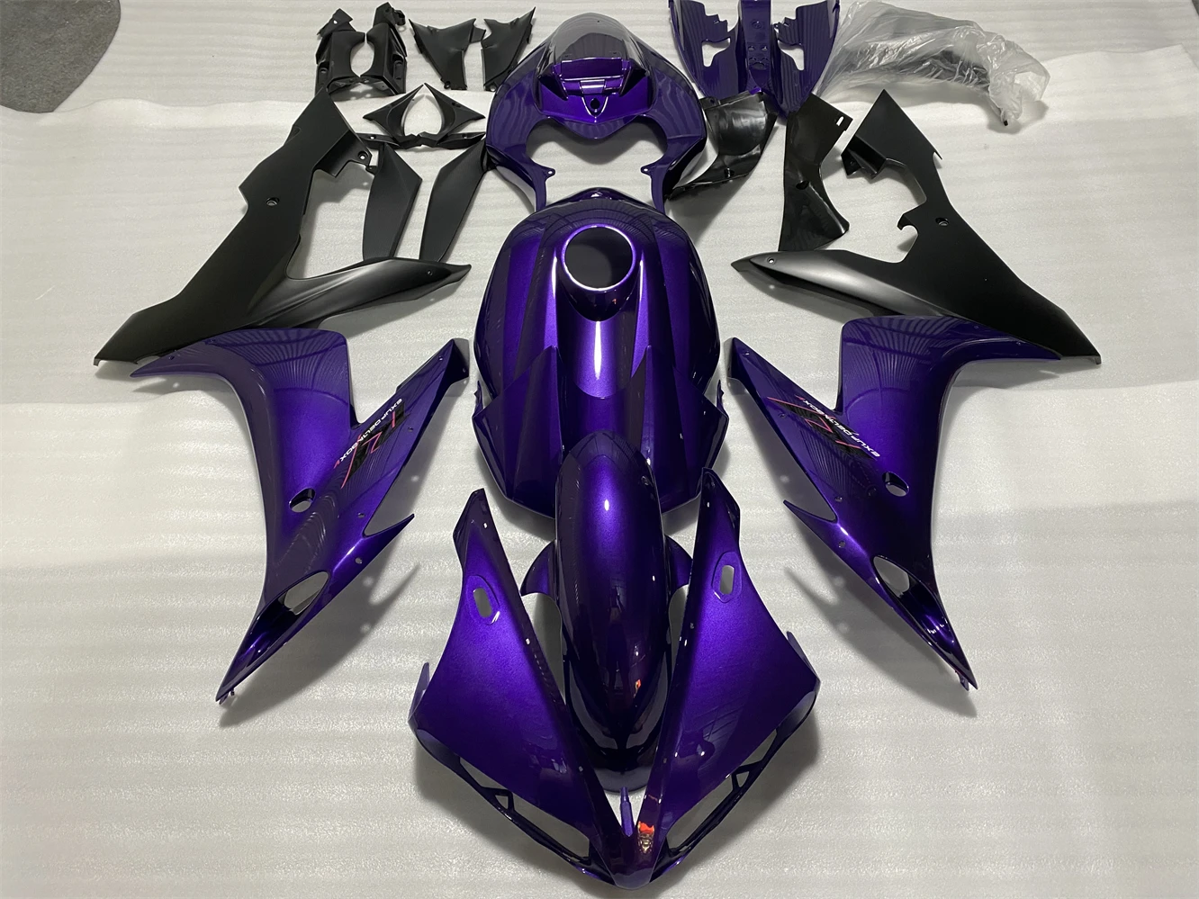 Motorcycle Fairing kit for Yamaha YZF1000 04 05 06 year R1 2004 2005 2006 Fairing Black purple motorcycle shell