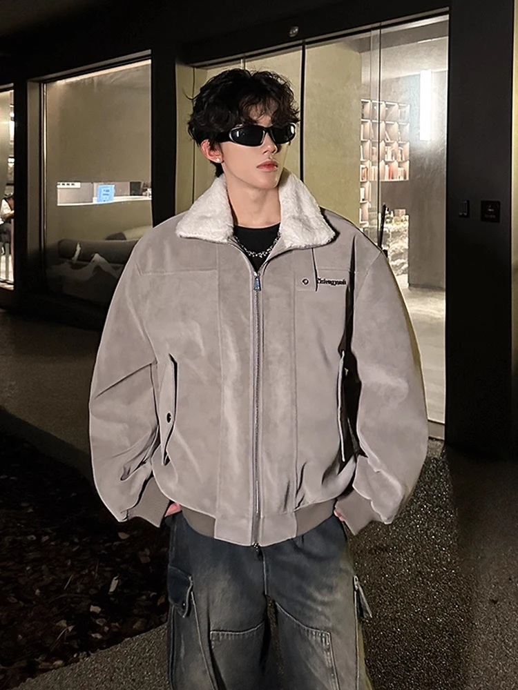 

Ay Cleanfit Thiened из искусственной кожи, хлопковое мужское зимнее пальто Faion High Street Sle, теплое длинное пальто на молнии све