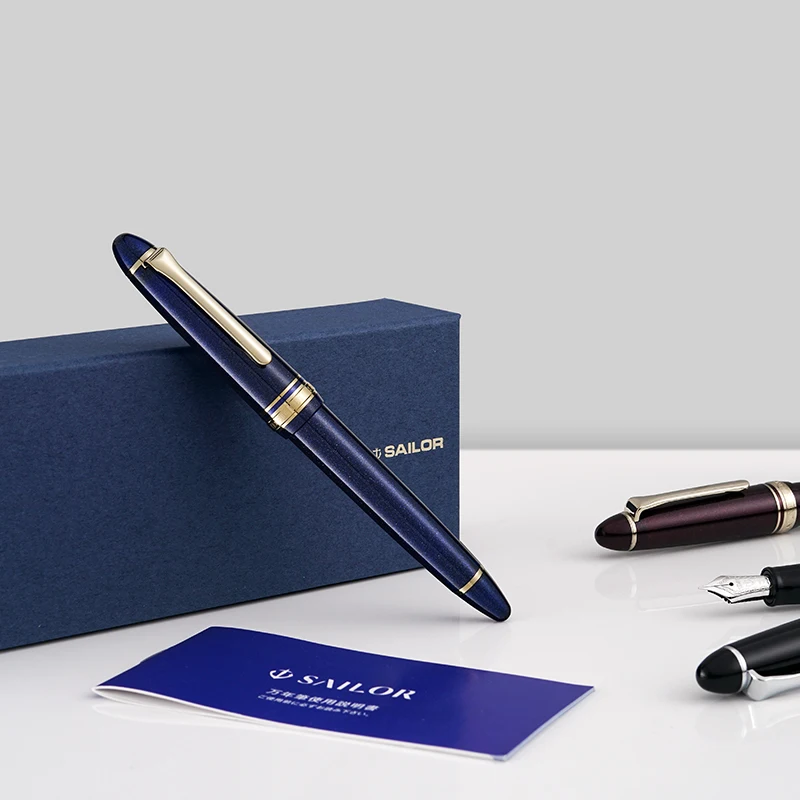 SAILOR Fountain Pen 14K Gold Nib 1038 Luxury Pen Resin Penholder School Office Business Supplies