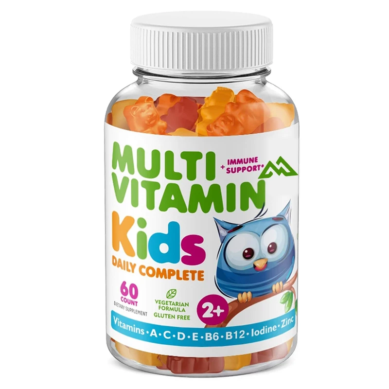 14 basic vitamins daily supplements for children\'s multivitamin gummies, including vitamins A, C, D, E, B6 and B12, and zinc