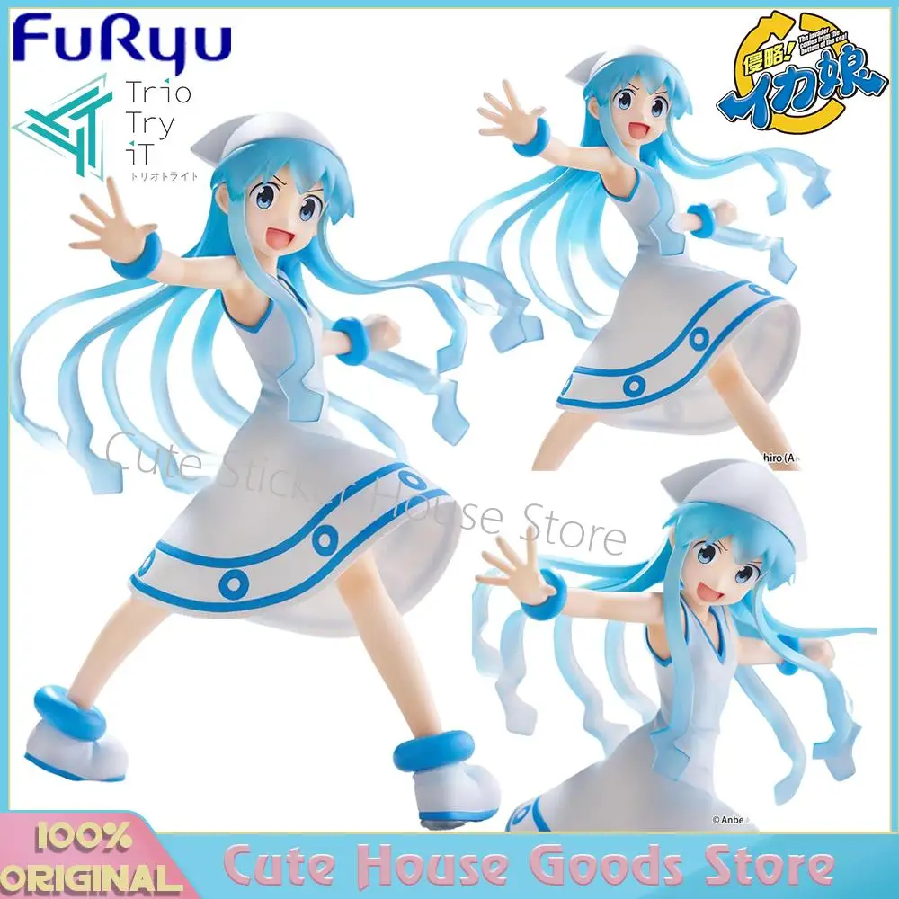 

[Предзаказ] Оригинальный Furyu Trio-Try-It The Squid Girl Ika Musume Kawaii Аниме Девушки 21 см Фигурки Модель Игрушки Подарки для фанатов