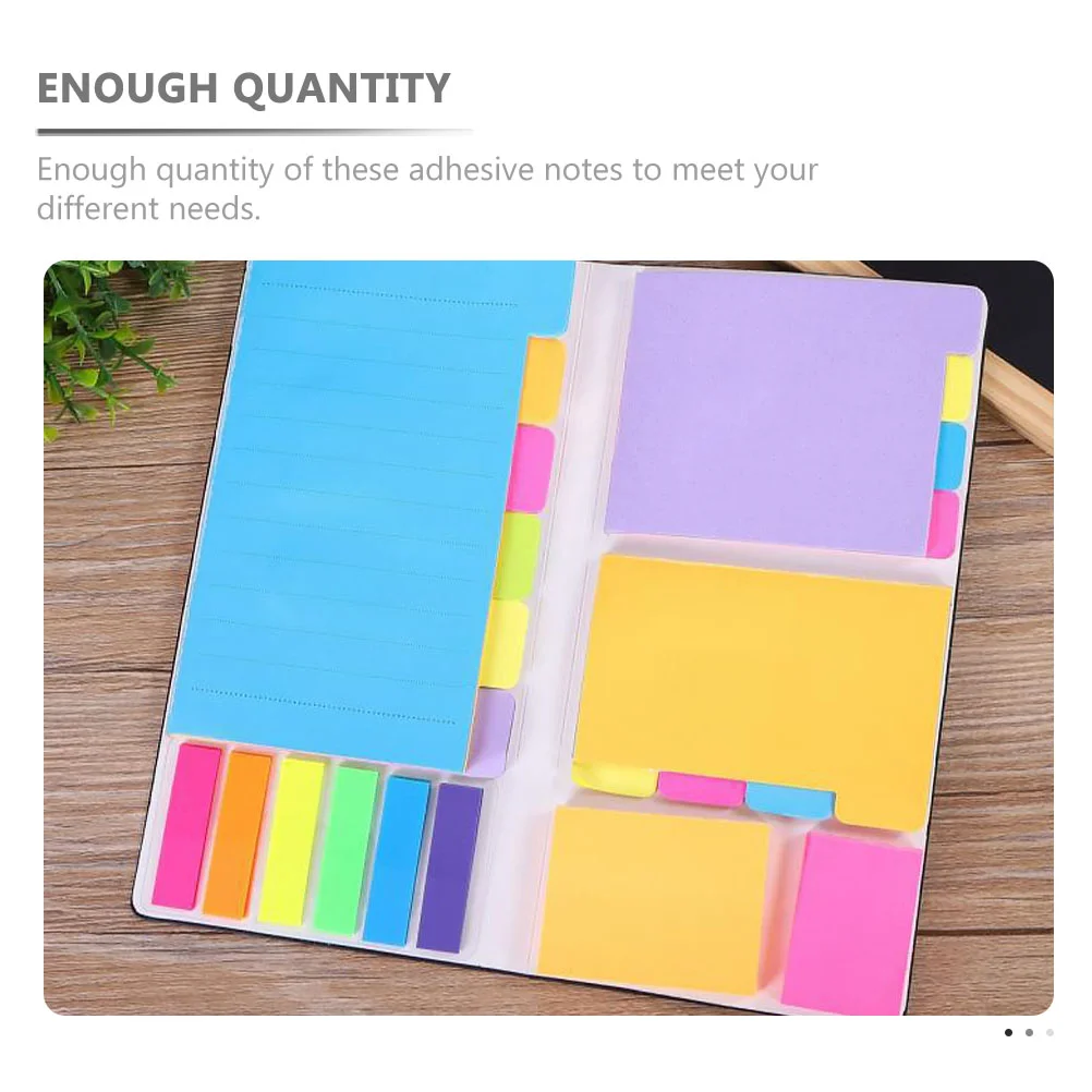 1 Book of Creative Memo Pads Multipurpose Office Adhesive Notes for Efficient Organization and Reminder