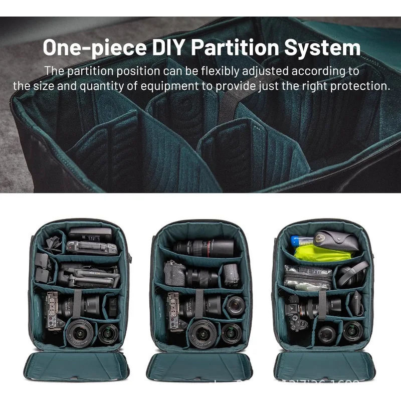 New Camera Bag Large Capacity Waterproof Backpack Micro Single Camera Storage Outdoor Travel Camera Bag view 3