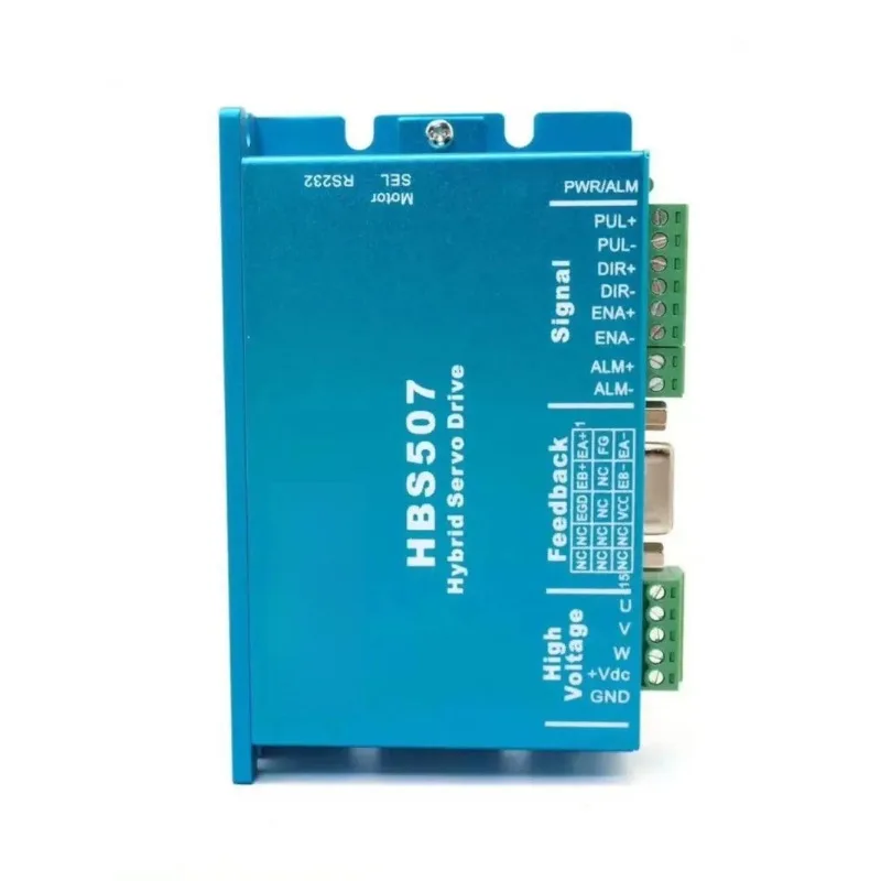 HBS507 Hybrid servo drive NEMA 23  3 phase closed loop motor 50VDC 6A input step driver