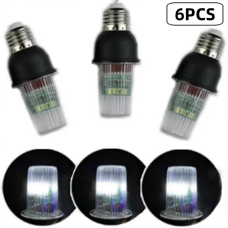 

6Pcs 10pcs E26 E27 4W LED Strobe Lamps Star Twinkle Lights Garden Christmas Fireflies Effect for Tree String Bulbs