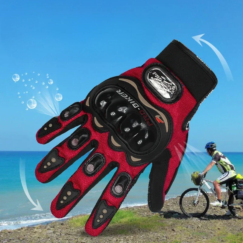 

Universal Anti-Fall Motorbike Gloves for Men - Ventilated Summer & Multi-Season Grip Control