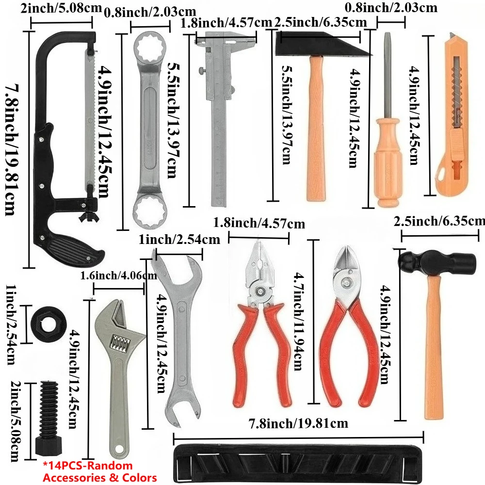 Kit de herramientas para reparación infantil – simulación segura - imagen 2