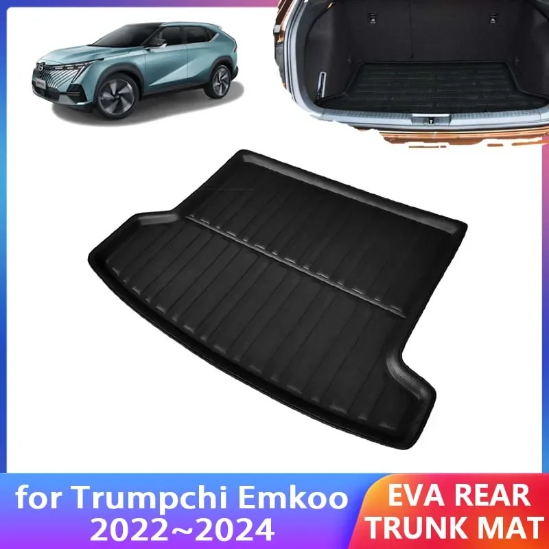 

EVA for Trumpchi GAC Emkoo 2023 2024~2022 Accessories Car Trunk Mat Floor Tray Waterproof Liner Cargo Boot Carpet Parts Sticker