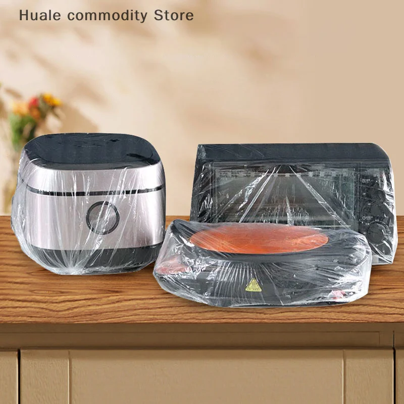 10Pcs 60-110CM Furniture Plastic Cover Dust-proof Disposable Thicken Upgrade Drop Cloth For Electric Cooker Oven Electric Fan