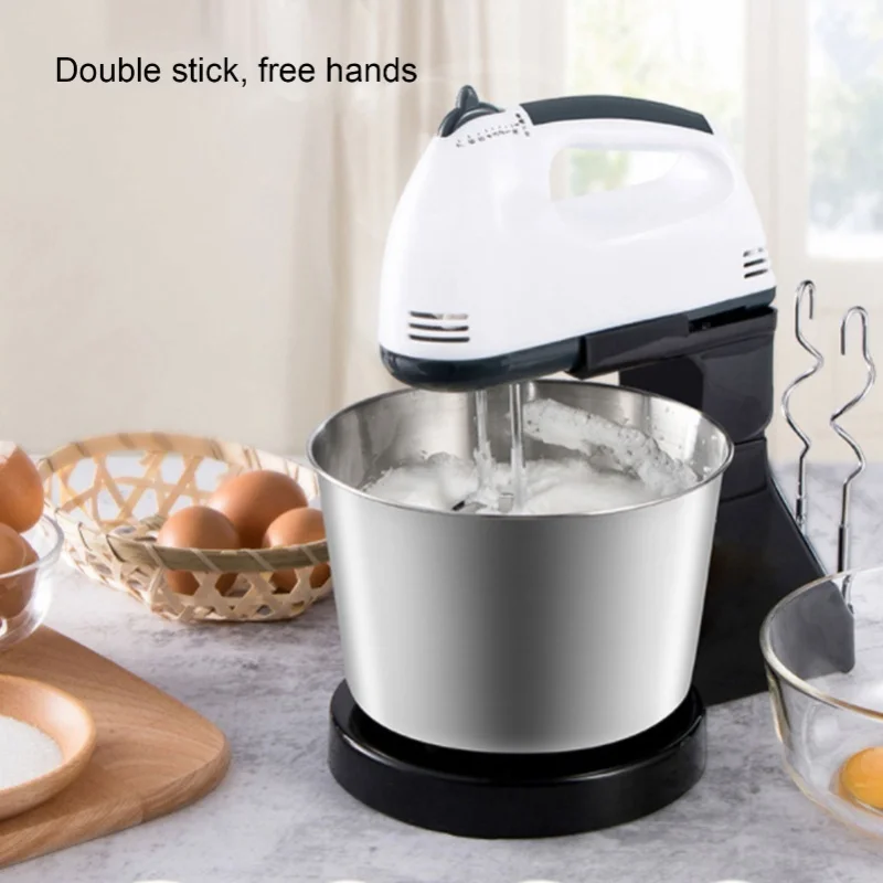 

Household Automatic Mixer Automatic 350W Time Saving Kitchen Electric Mixer With Handle For Beating Eggs And Stirring
