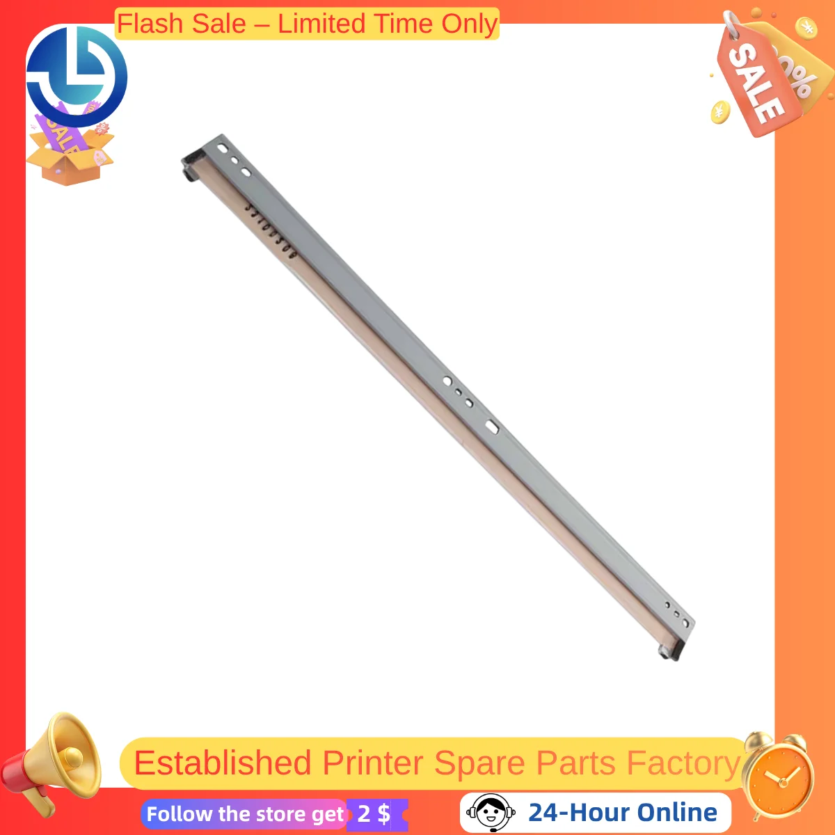 

DR313-Spec Double Layer Drum Cleaning Blade (DCB) Fits Bizhub 308-558 & C258-C658 Series