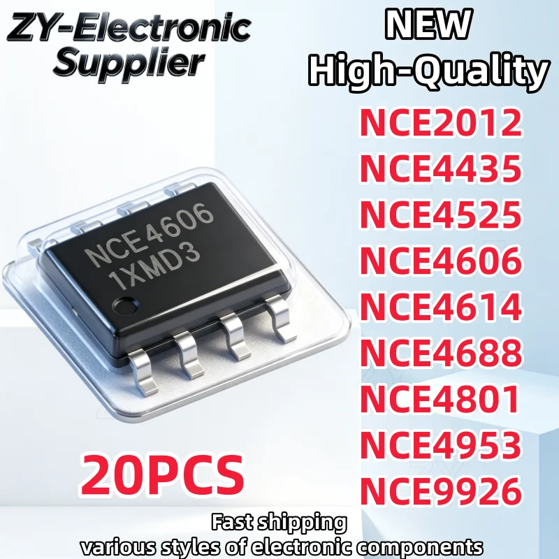 20Piece 100% New NCE2012 NCE4435 NCE4525 NCE4606 NCE4614 NCE4688 NCE4801 NCE4953 NCE9926 SOP8