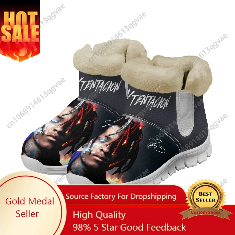 

Hot Hip Hop Rapper XXXTentacions Snow Boots Mens Womens Teenager Shoes Keep Warm High Quality Couple Sports Custom Made Sneakers