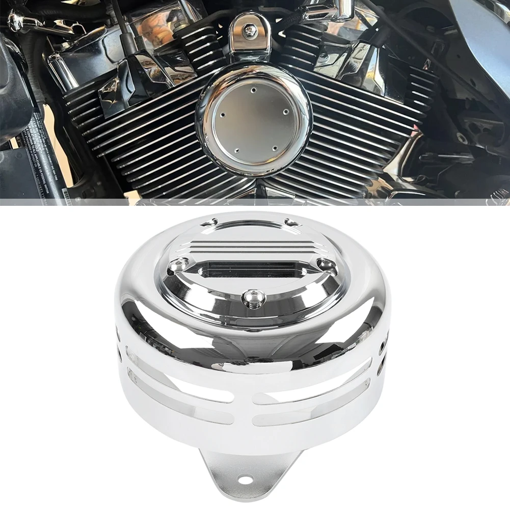 Chrome Motorcycle Horn Modified Cover 5 Hole Point Cover Kit for Harley Softail FXST Touring FLHT Dyna XL XL883 XL1200 1991+