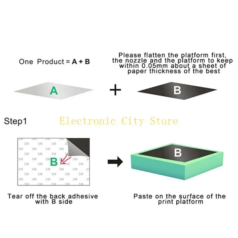 

Магнитный 3D -принтер Построить поверхность Ультра гибкая съемная крышка с нагреваемым слоем HU8D