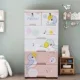 New Dresser  Tall Dresser Organizer 5 Layers 6 Drawer Plastic Closet Rolling Parrot Cabinet Clothes Organizer with Lock