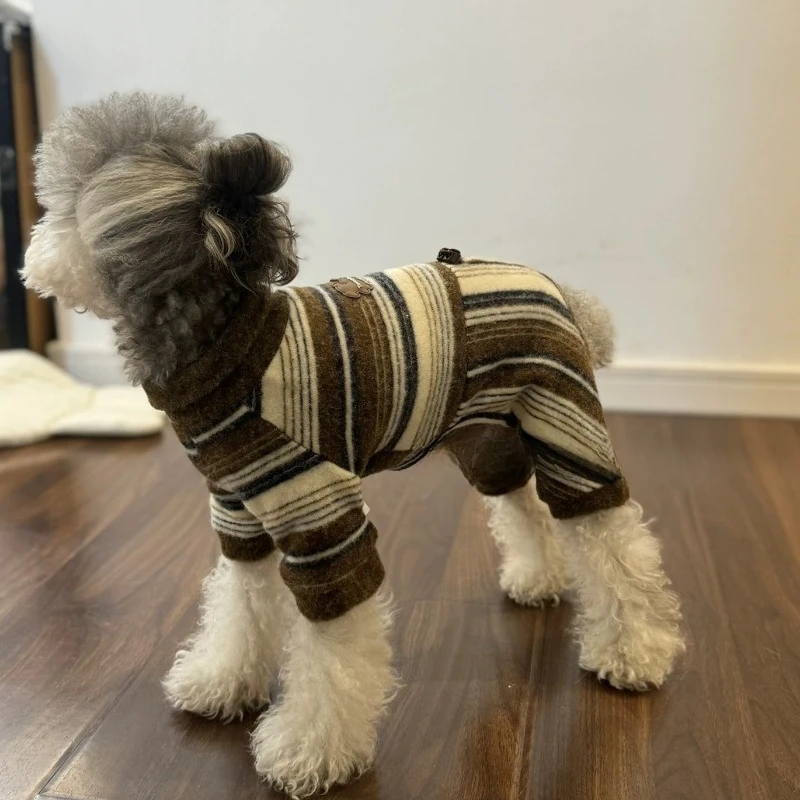 

Модная теплая бархатная рубашка с четырьмя ногами, зимнее мягкое пальто в шахматном порядке, толстый коричневый свитшот в сетку, комбинезоны, четырехместные