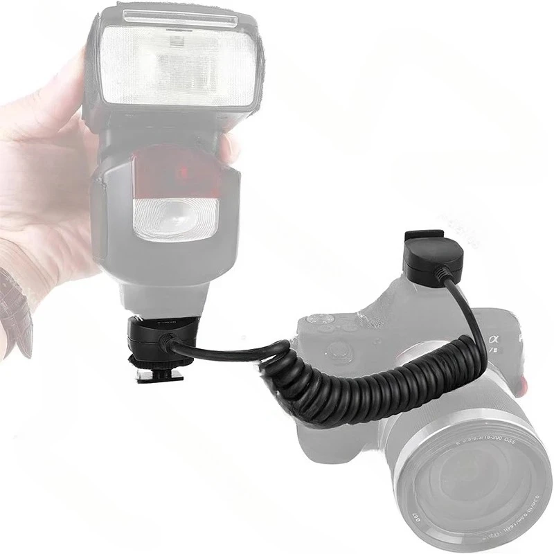 Suitable for Sony flash TTL off-machine lead flash cable, high-speed synchronous MI hot shoe cable, compatible with A7 series