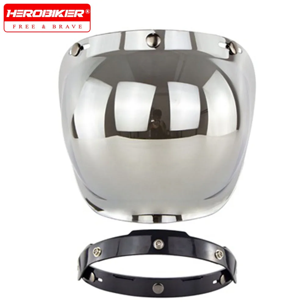 

Motocross Helmet Shield Motorcycle Helmet Visor Windshield Retro Moto Helmet Lens Motor Windproof Lens Visors Helmet Accessories