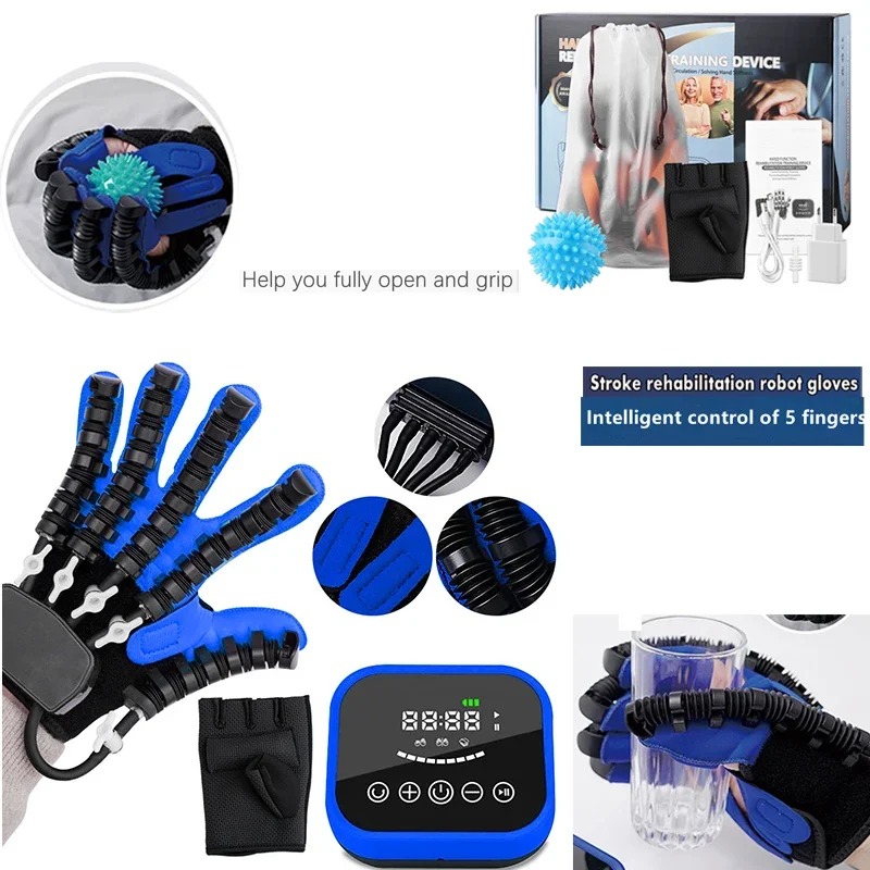 Intelligent Rehabilitation Robot Gloves Stroke Hemiplegia Rehabilitation Hand Function Rehabilitation Training Glove Finger Care