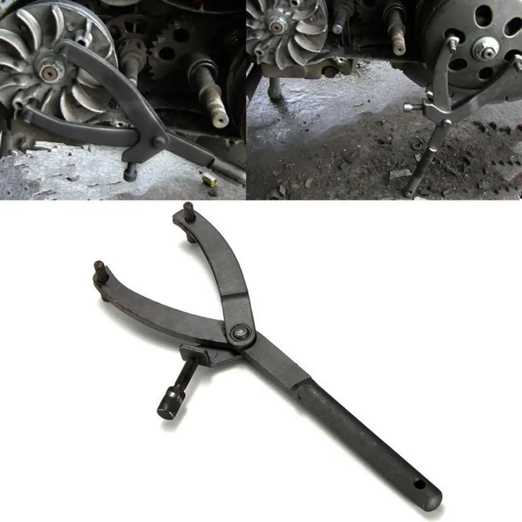 Y-Type Motorcycle Flywheel Wrench Belt Disc Magneto Fixing Clip Caliper Clutch Pulley Sprocket Spanner For Scooter Repair Tool